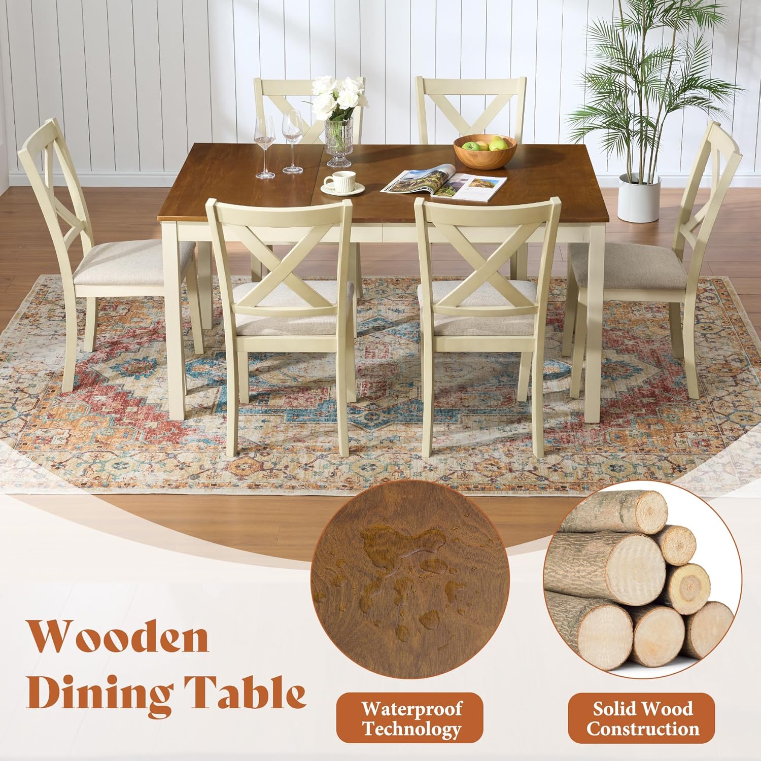 Step-by-step guide for AMERLIFE farmhouse dining table set,should I buy AMERLIFE dining set,AMERLIFE vs other farmhouse tables,AMERLIFE dining set pros cons,AMERLIFE 60 inch table worth buying,best space saving dining table set - complete tutorial