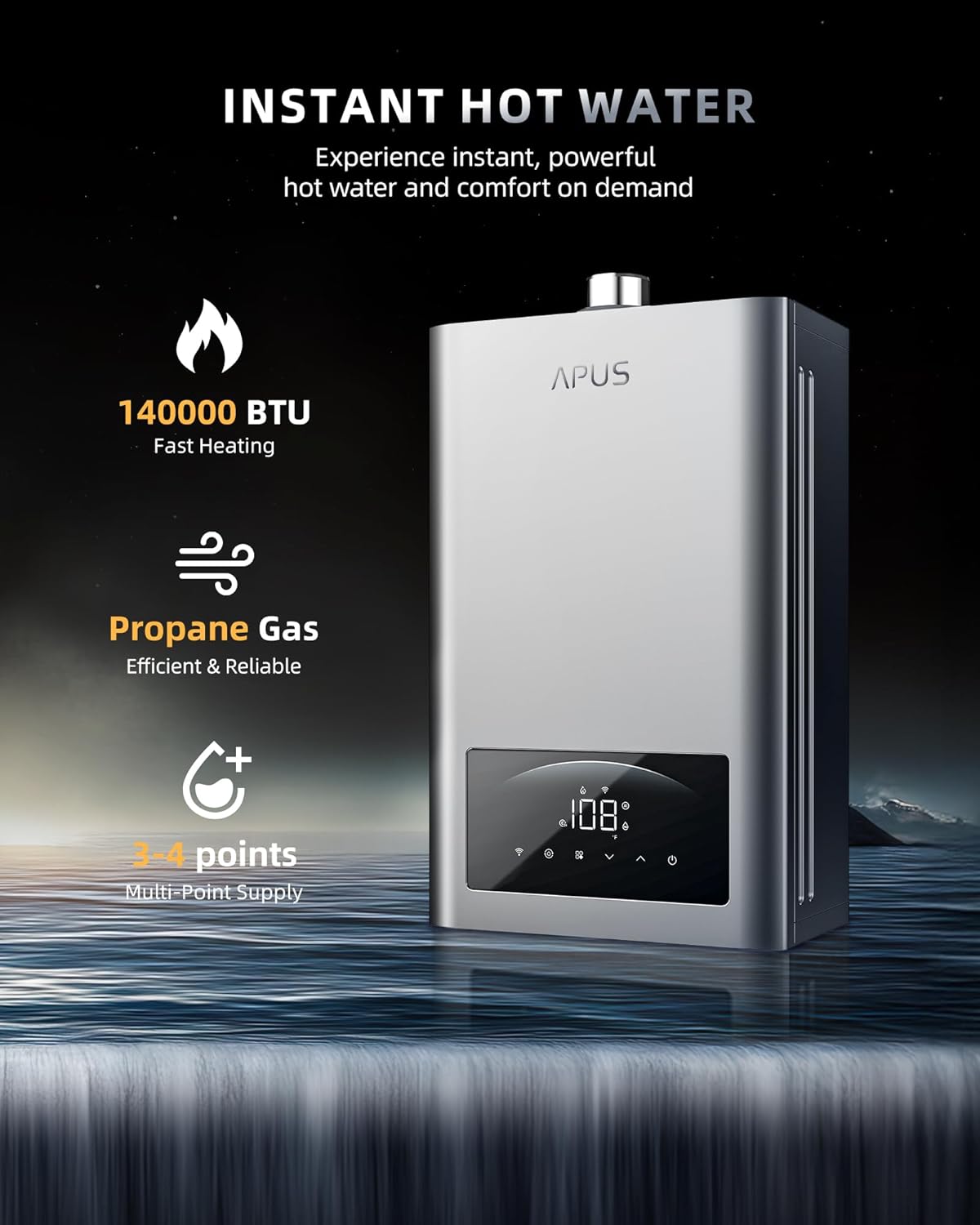 APUS tankless water heater worth it,should I buy APUS tankless water heater,APUS tankless water heater pros cons,best propane tankless water heater,APUS water heater honest opinion,APUS vs other tankless heaters unboxing and complete package contents