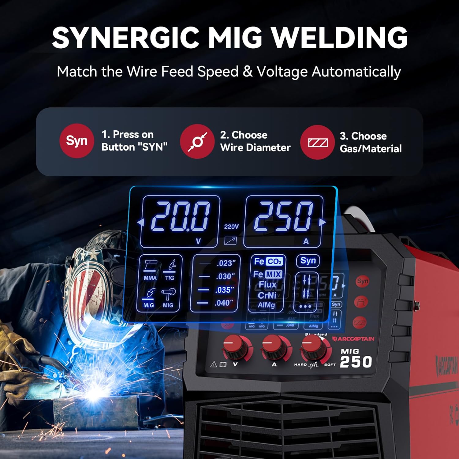 ARCCAPTAIN 250A MIG welder worth it,should I buy ARCCAPTAIN 250A welder,ARCCAPTAIN 250A vs other welders,ARCCAPTAIN 250A pros cons,best 6-in-1 welding machine,ARCCAPTAIN MIG250 honest opinion performance testing and real-world results