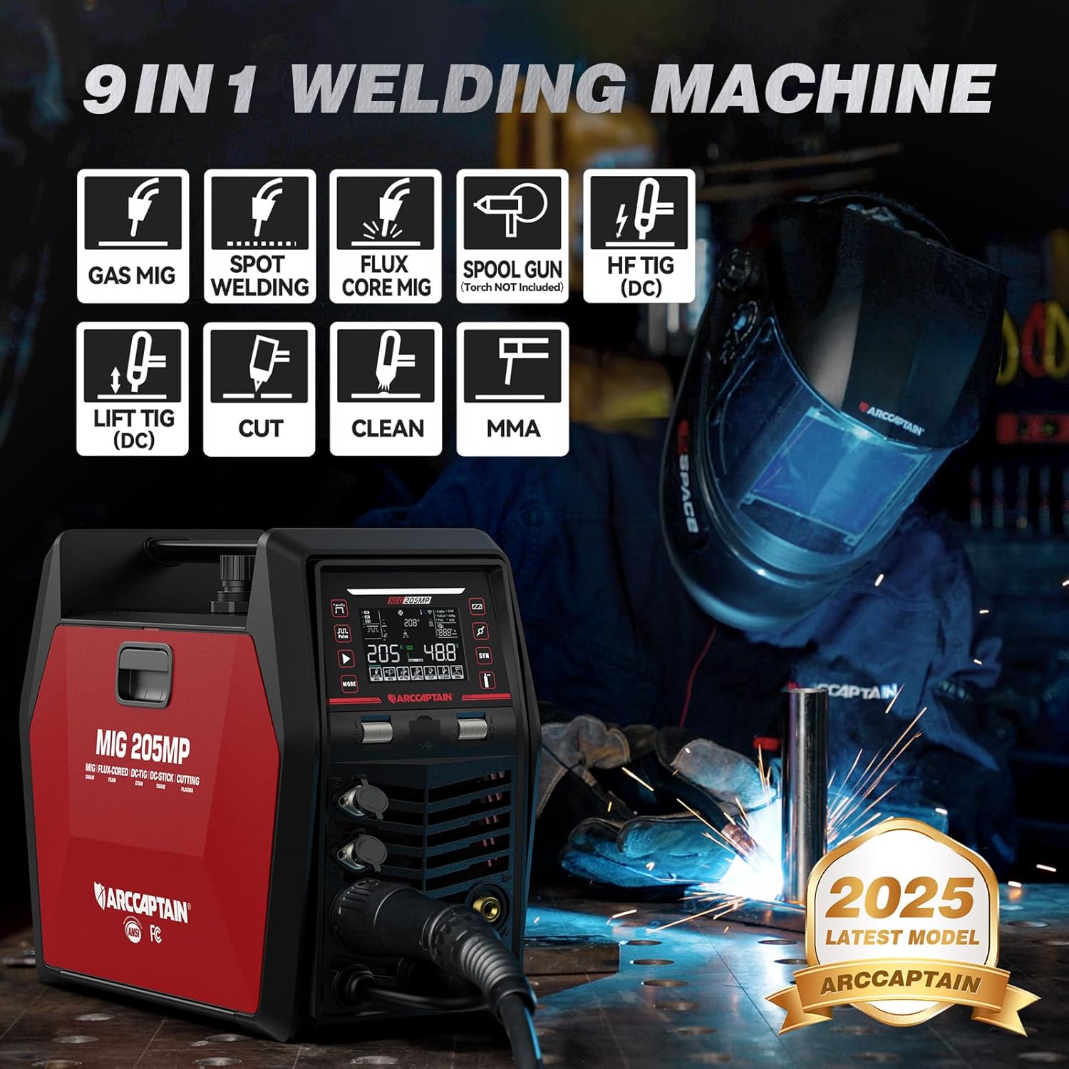ARCCAPTAIN MIG205MP worth buying,should I buy ARCCAPTAIN MIG205MP,ARCCAPTAIN MIG205MP pros cons,best multiprocess welder for home,ARCCAPTAIN MIG205MP vs alternatives,MIG205MP welder honest opinion unboxing and complete package contents