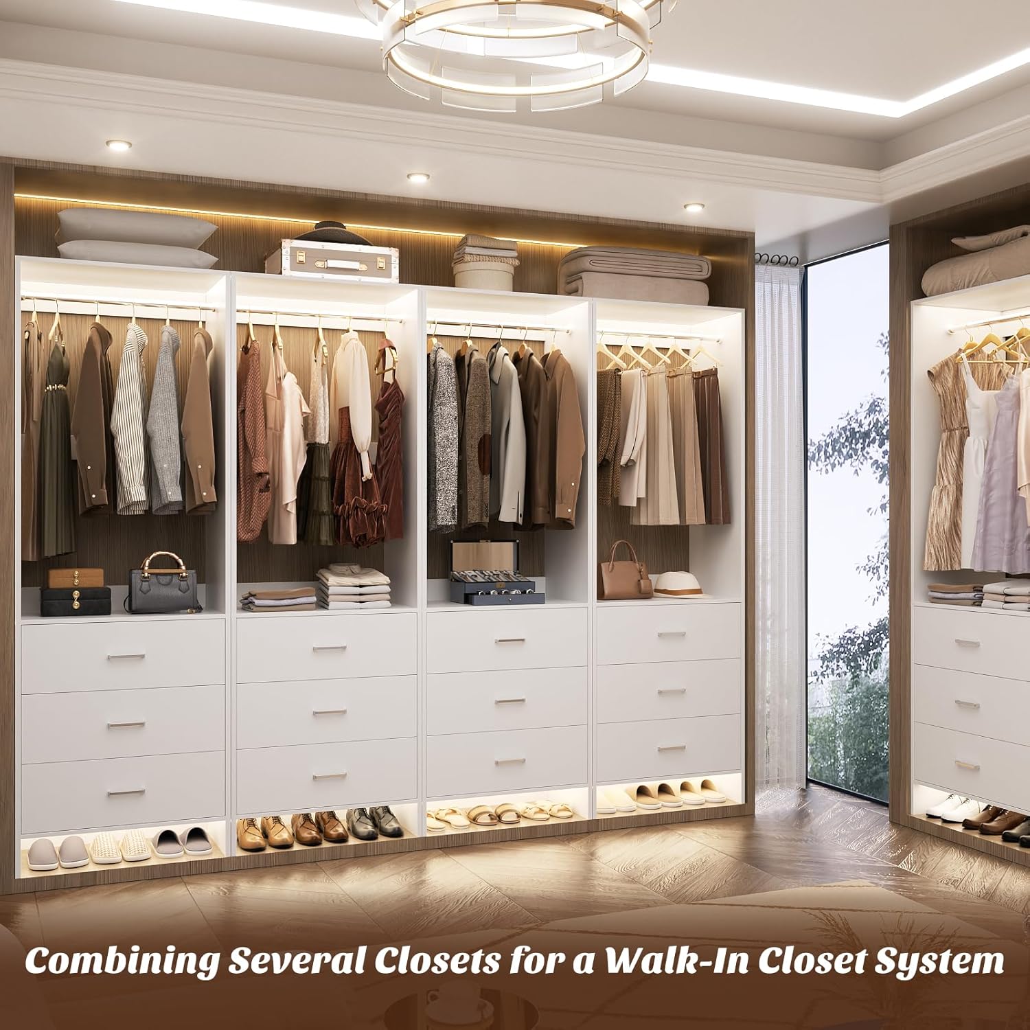 Aheaplus closet system worth it,should I buy Aheaplus closet organizer,Aheaplus vs other closet systems,Aheaplus closet system pros cons,best freestanding closet organizer,Aheaplus 8ft closet honest unboxing and complete package contents