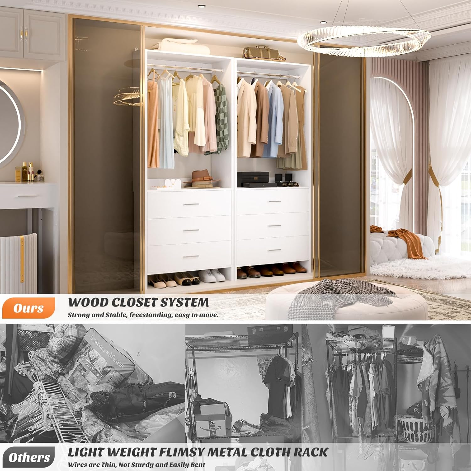 Step-by-step guide for Aheaplus closet system worth it,should I buy Aheaplus closet organizer,Aheaplus vs other closet systems,Aheaplus closet system pros cons,best freestanding closet organizer,Aheaplus 8ft closet honest - complete tutorial