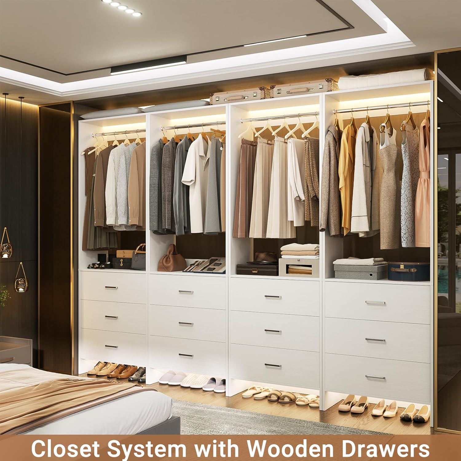 Aheaplus closet system worth it,should I buy Aheaplus closet organizer,Aheaplus vs other closet systems,Aheaplus closet system pros cons,best freestanding closet organizer,Aheaplus 8ft closet honest performance testing and real-world results