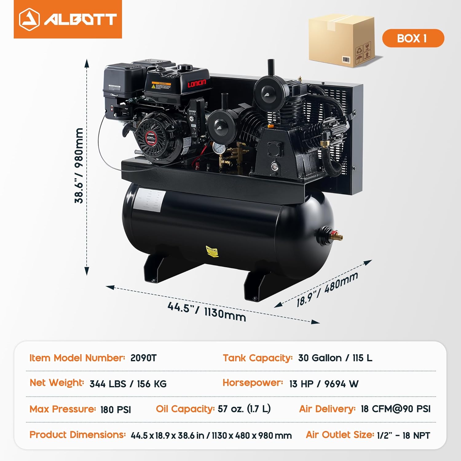 Albott 13HP gas compressor worth it,should I buy Albott gas compressor,Albott 13HP vs other compressors,Albott gas compressor pros cons,best 30 gallon gas compressor,Albott 13HP worth buying unboxing and complete package contents