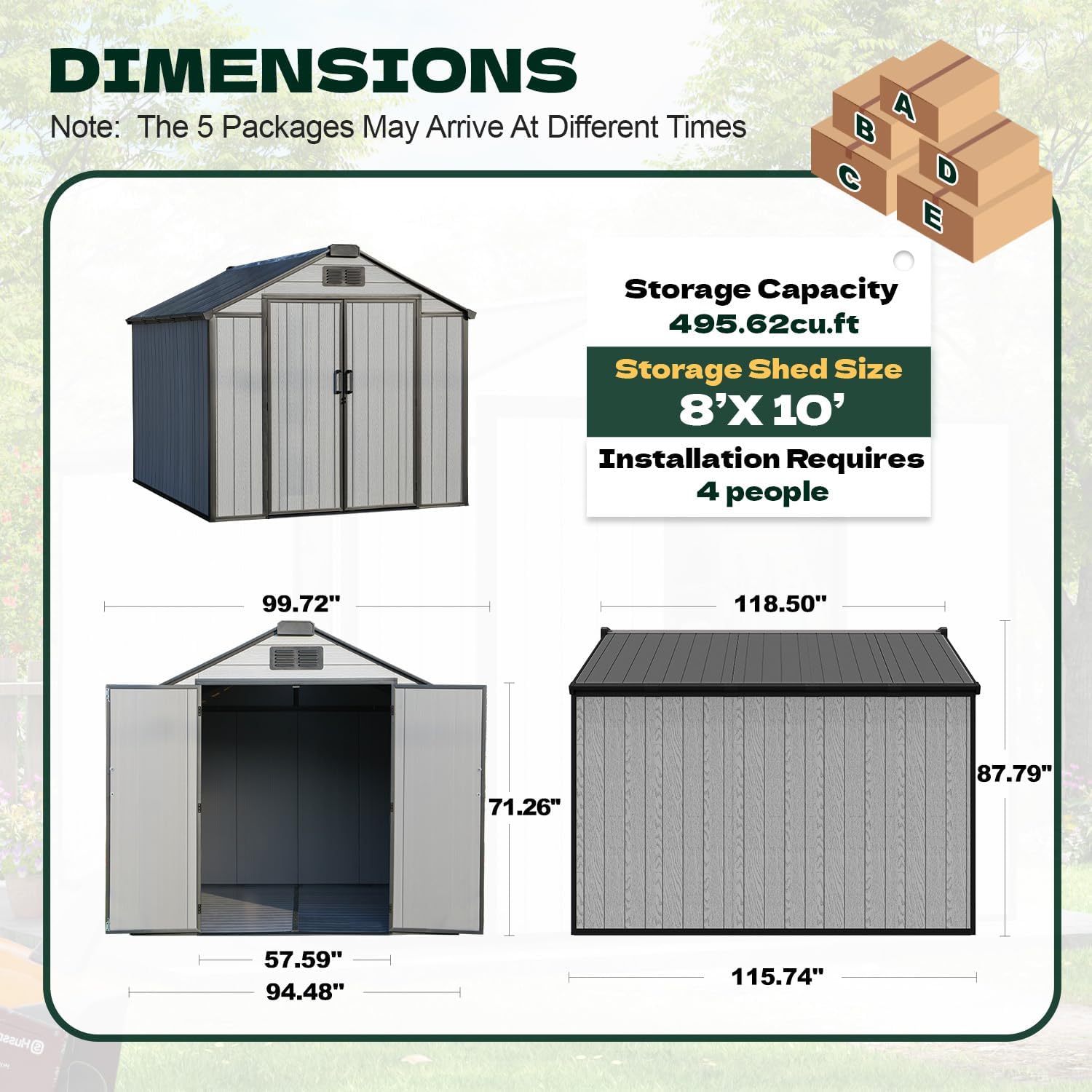 DNYKER 8x10 shed worth buying,should I buy a DNYKER shed,plastic storage shed pros cons,best 8x10 outdoor storage shed,DNYKER shed vs other brands,plastic garden shed worth it unboxing and complete package contents