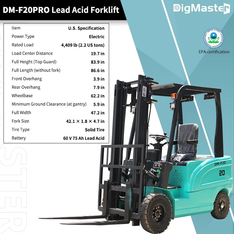 DigMaster DM-F20PRO worth buying,should I buy DigMaster DM-F20PRO,DM-F20PRO pros cons,DigMaster electric forklift honest,DM-F20PRO vs alternatives,best 2 ton electric forklift unboxing and complete package contents