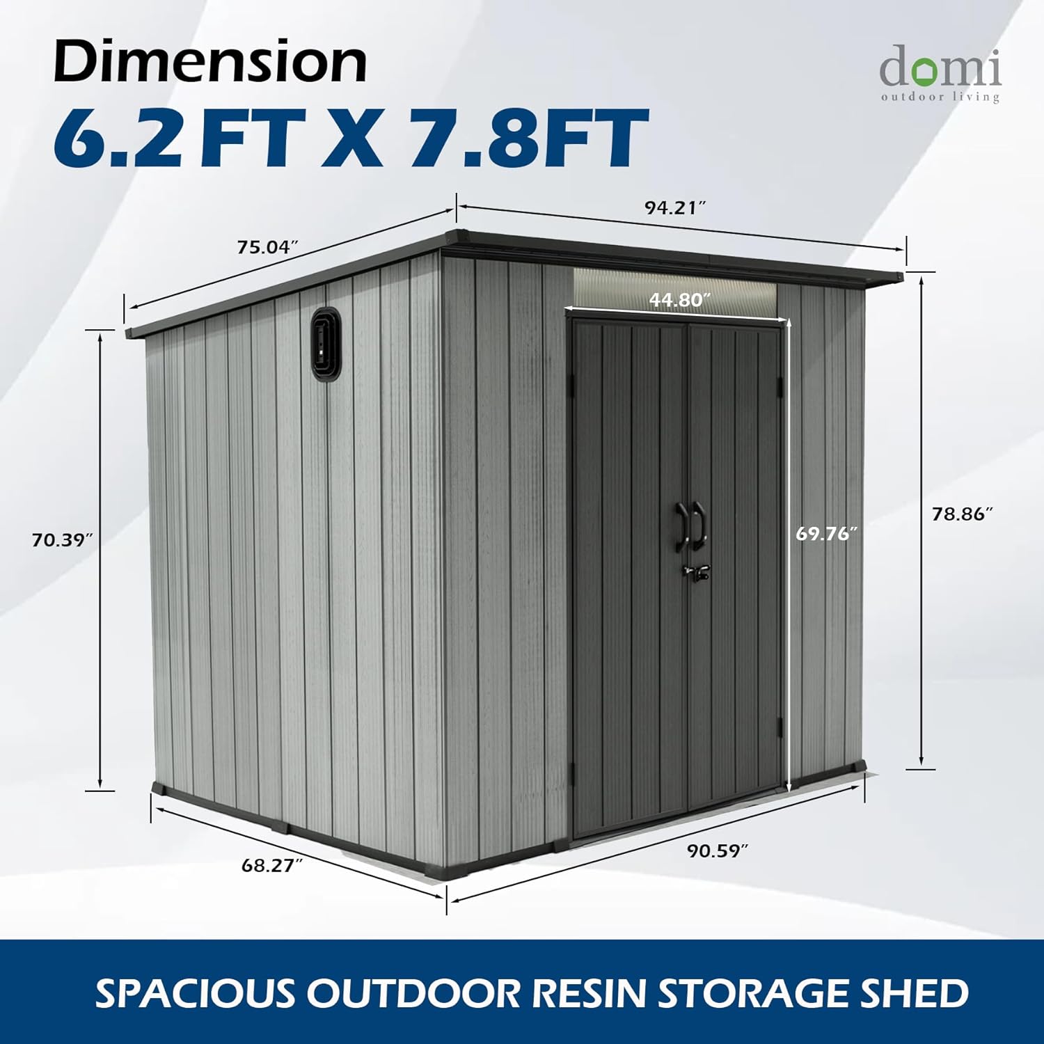 Domi 6x8 lean to resin shed worth it,should I buy the Domi lean to shed,Domi resin shed pros and cons,best 6x8 plastic outdoor storage shed,Domi lean to shed vs alternatives,Domi outdoor storage building honest unboxing and complete package contents