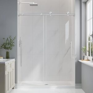 Image 1 of EASYWORC frameless shower door worth it