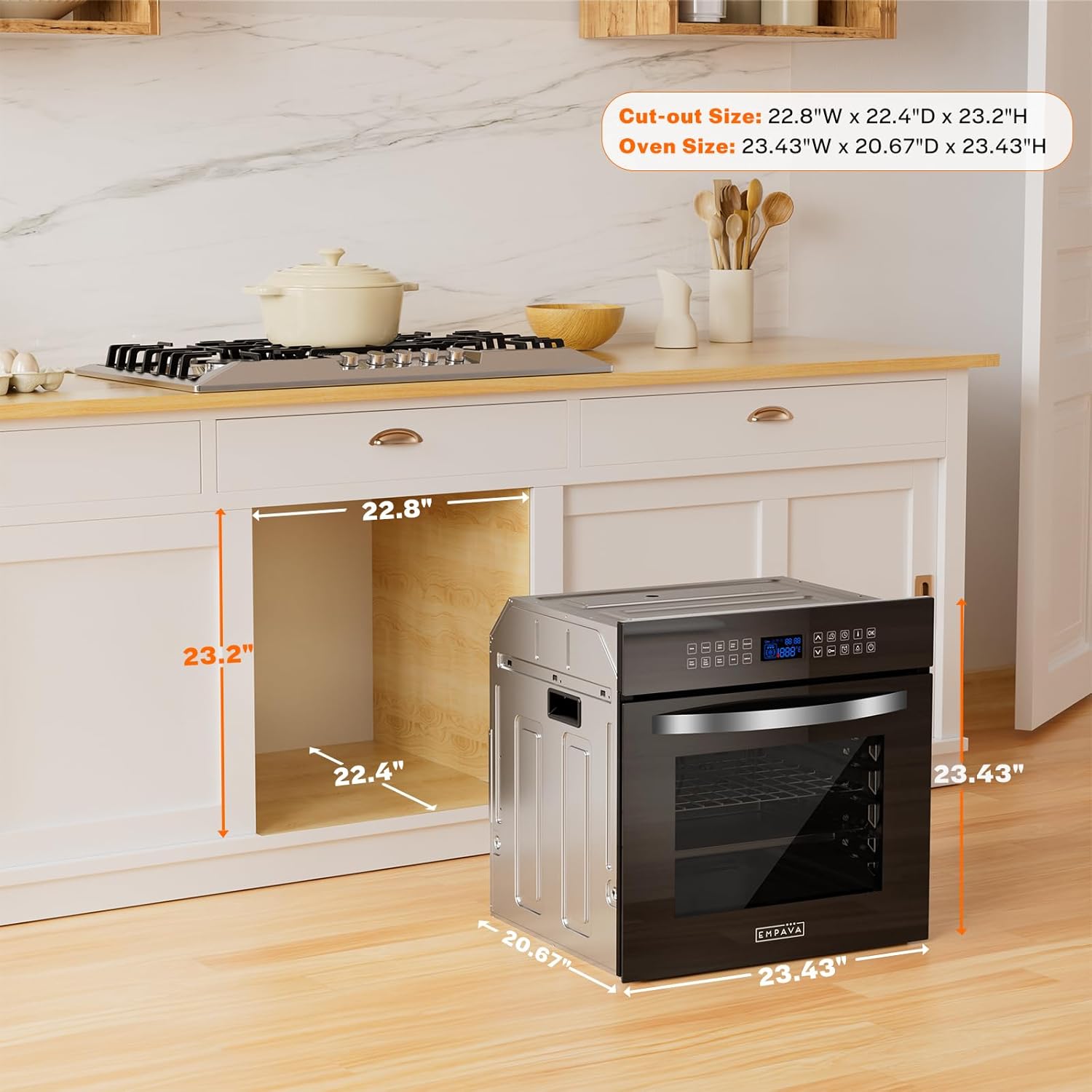 Empava 24 inch wall oven worth it,should I buy an Empava wall oven,Empava wall oven pros cons,best 24 inch electric wall oven,Empava vs GE wall oven,Empava single oven worth buying unboxing and complete package contents