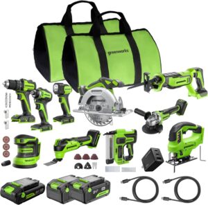 Image 1 of Greenworks 24V 10PC tool kit worth it