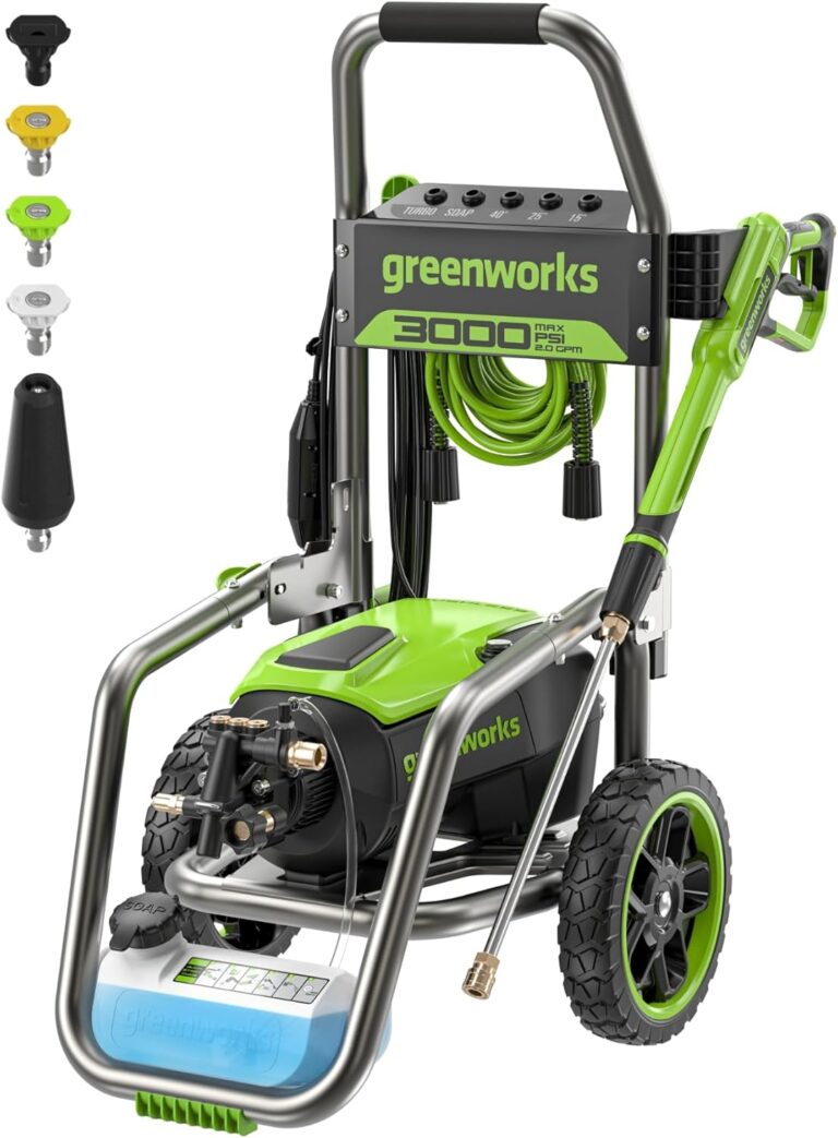 Image 1 of Greenworks 3000 PSI pressure washer worth it