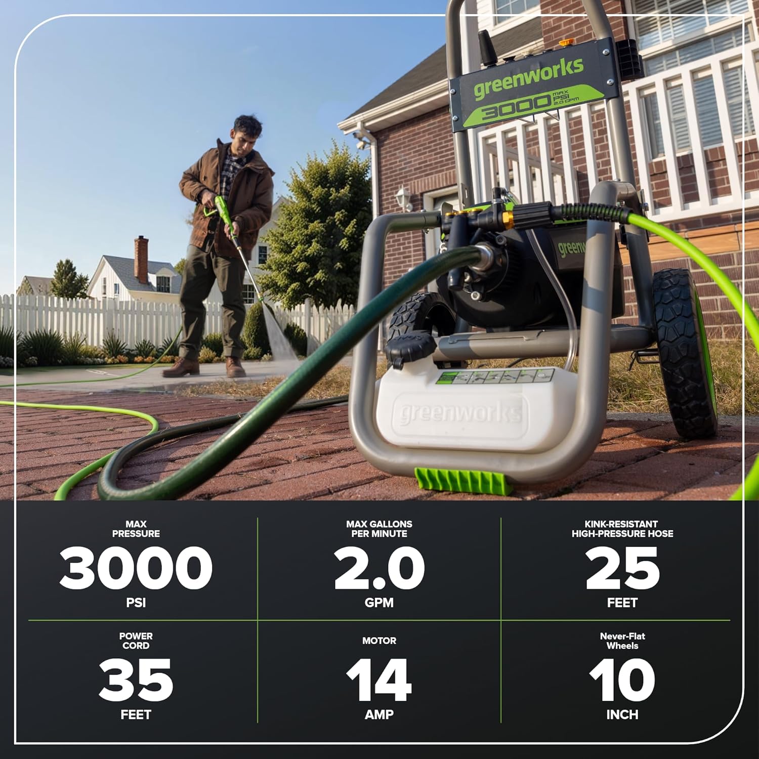 Step-by-step guide for Greenworks 3000 PSI pressure washer worth it,Greenworks 3000 PSI pros cons,best electric pressure washer for home,should I buy the Greenworks GPW3002A,Greenworks 3000 vs other pressure washers,Greenworks pressure washer honest opinion - complete tutorial