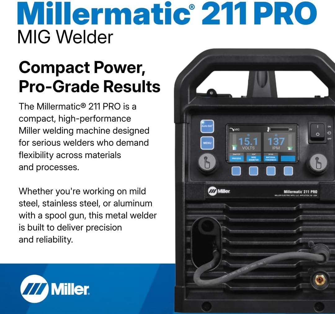 Millermatic 211 PRO worth it,should I buy Millermatic 211 PRO,Millermatic 211 PRO pros cons,best dual voltage MIG welder,Miller 211 PRO honest,Millermatic 211 vs alternatives unboxing and complete package contents