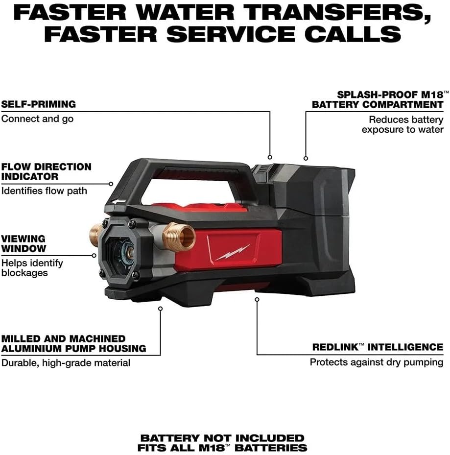Milwaukee M18 water transfer pump worth it,should I buy Milwaukee M18 transfer pump,Milwaukee M18 pump vs alternatives,Milwaukee 2771-20 pros cons,best cordless water transfer pump,Milwaukee M18 pump honest opinion unboxing and complete package contents