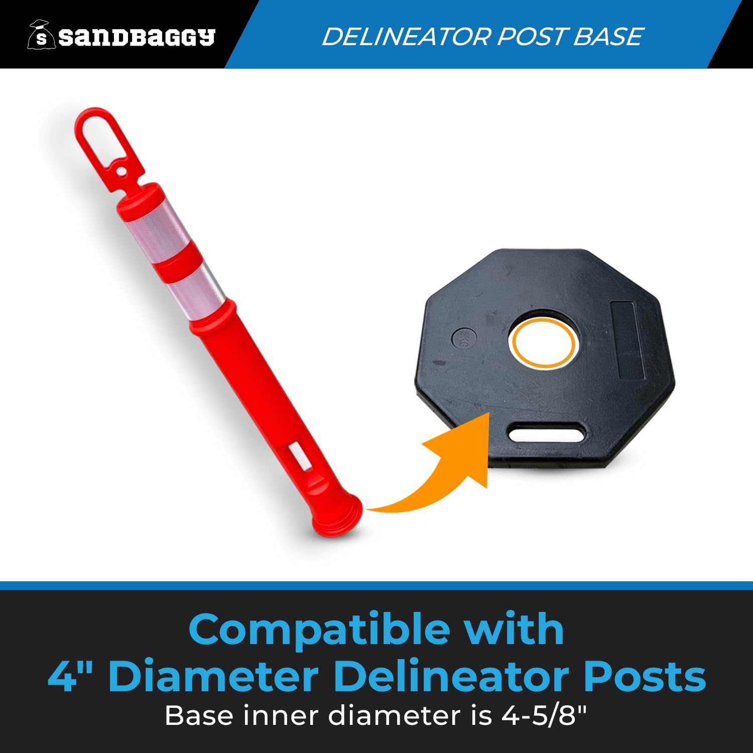 Sandbaggy delineator base worth it,should I buy Sandbaggy delineator base,Sandbaggy vs other traffic post bases,Sandbaggy delineator base pros cons,best rubber traffic post base,Sandbaggy base honest opinion performance testing and real-world results