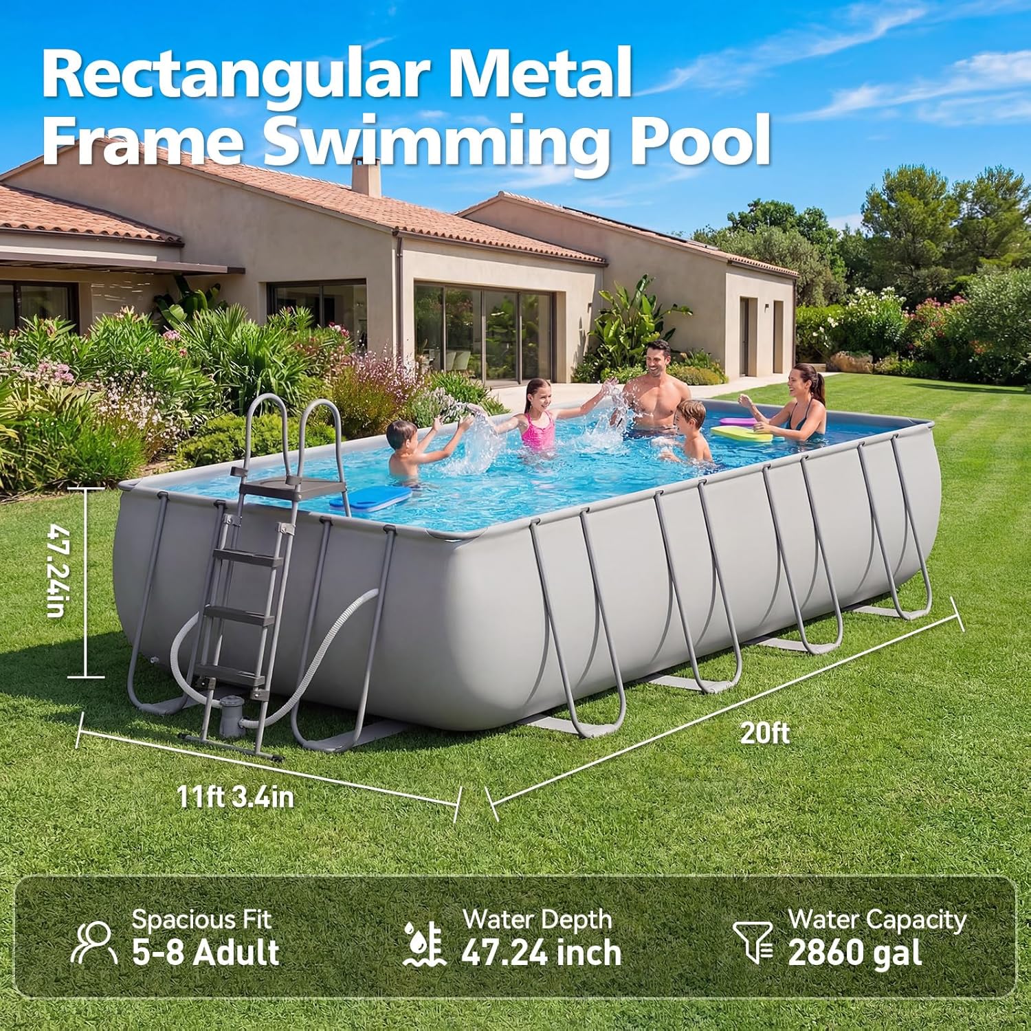 SunSwell 20x11 pool worth it,should I buy SunSwell pool,SunSwell vs Intex pools,SunSwell pool pros cons,best rectangular frame pool,large above ground pool buying guide performance testing and real-world results