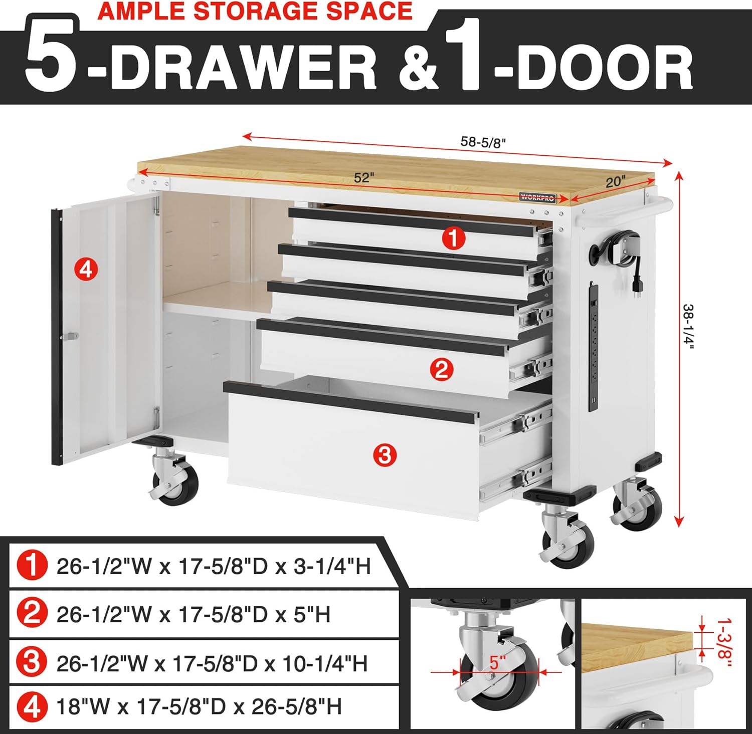 WORKPRO rolling tool chest worth it,should I buy WORKPRO tool chest,WORKPRO vs US General,WORKPRO 52 tool chest pros cons,best rolling tool cabinet for garage,WORKPRO tool chest worth buying unboxing and complete package contents