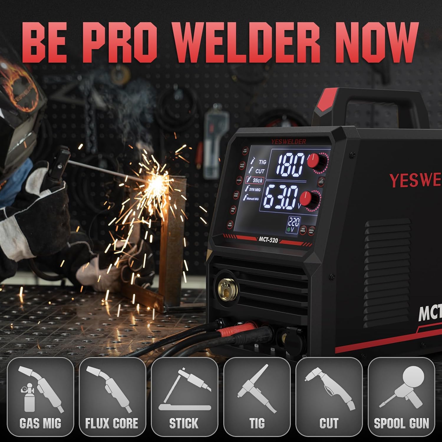 YESWELDER MCT-520 worth buying,YESWELDER MCT-520 pros cons,best multifunctional welder plasma cutter,should I buy YESWELDER MCT-520,YESWELDER MCT-520 vs alternatives,YESWELDER 6-in-1 welder honest unboxing and complete package contents