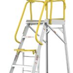 Image 1 of best aluminum rolling platform ladder