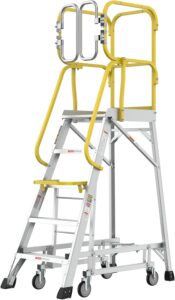 Image 1 of best aluminum rolling platform ladder