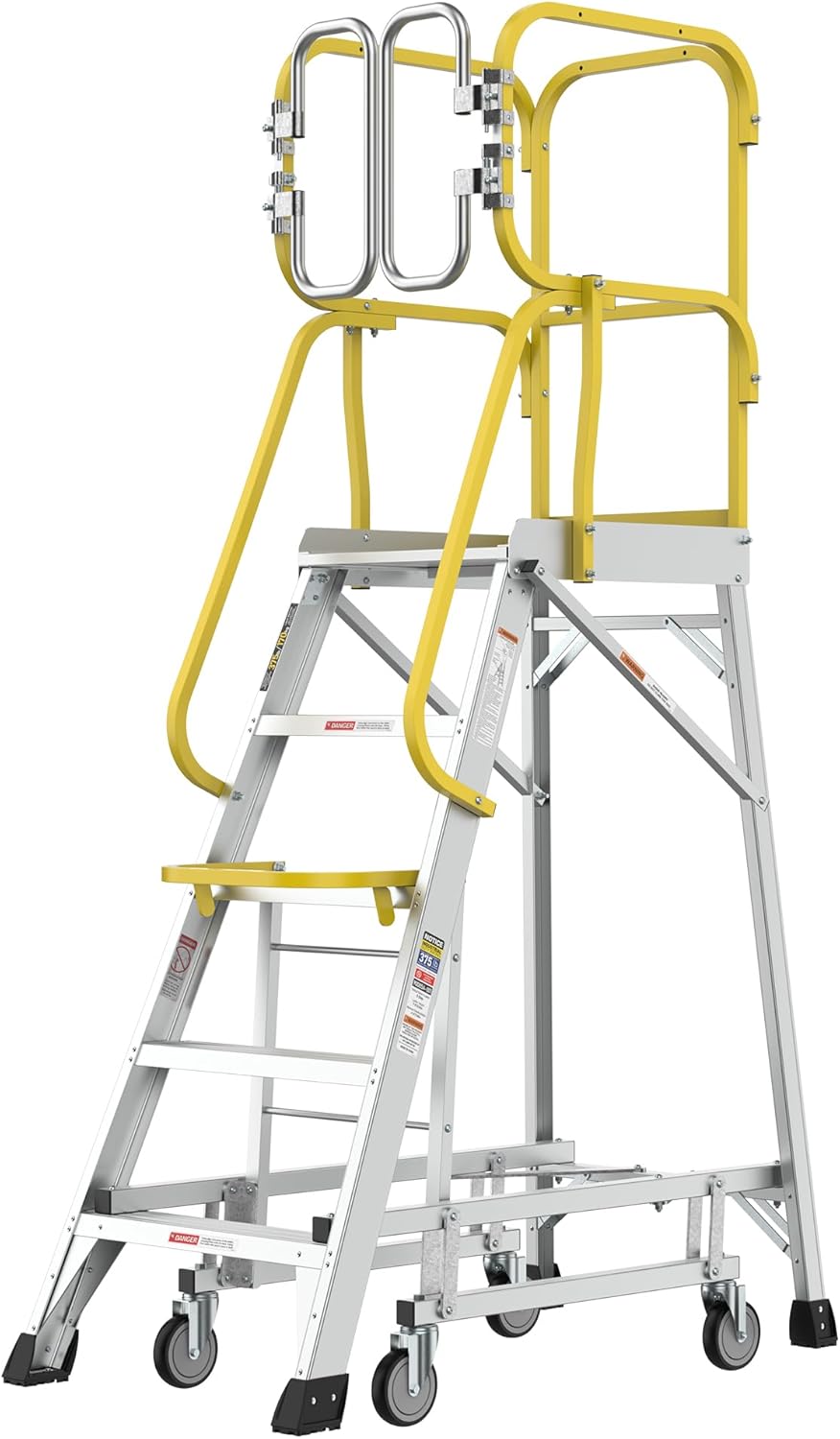 Image 1 of best aluminum rolling platform ladder