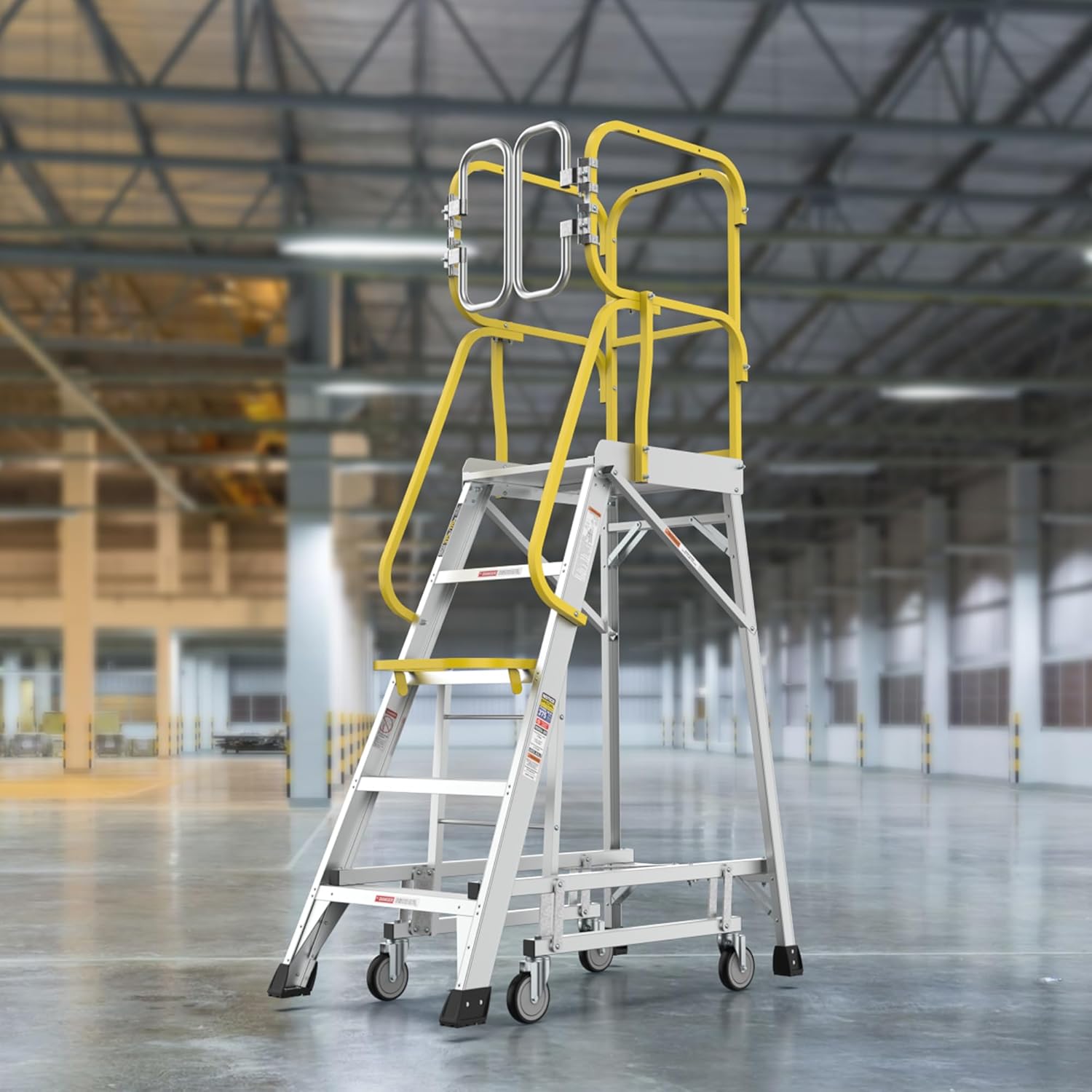 best aluminum rolling platform ladder,aluminum rolling platform ladder worth buying,rolling platform ladder pros cons,S.Walt rolling ladder honest,should I buy a rolling platform ladder,rolling platform ladder vs traditional step ladder unboxing and complete package contents