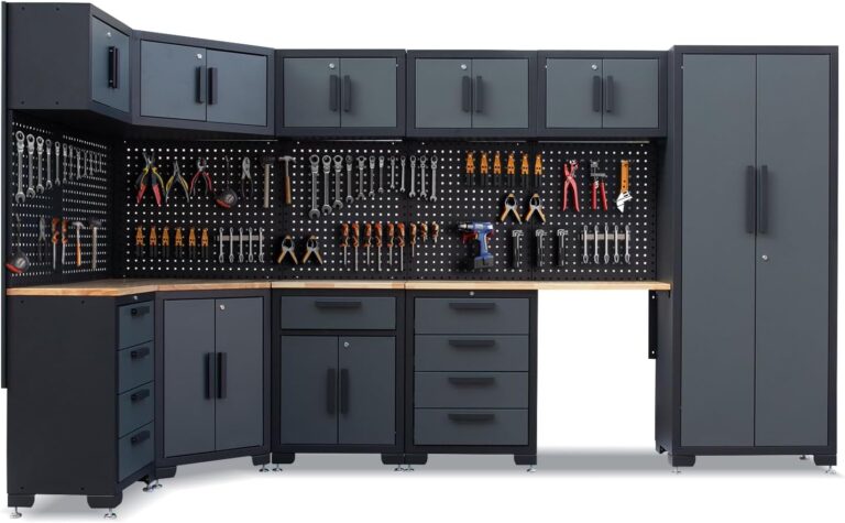 Image 1 of best corner garage storage cabinet