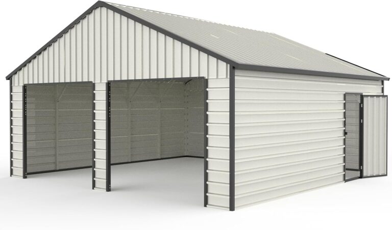Image 1 of buy 23x22 double garage metal shed