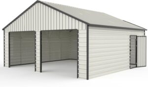 Image 1 of buy 23x22 metal garage shed