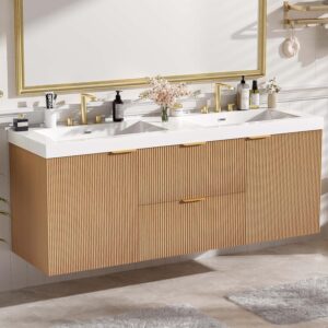 Image 1 of buy 60 inch floating bathroom vanity