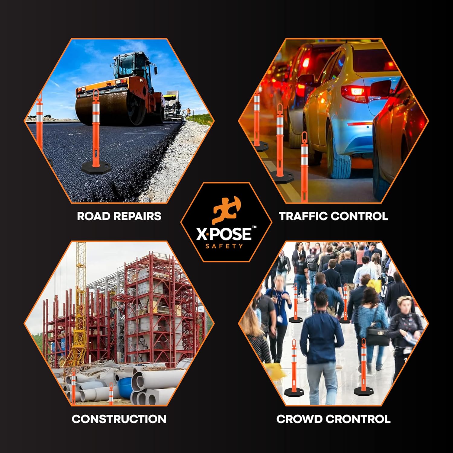 buy Xpose Safety delineator posts,Xpose Safety delineator posts worth it,best delineator posts for traffic,Xpose Safety 45 orange posts pros cons,delineator posts bulk pallet buying guide,Xpose Safety vs other traffic posts unboxing and complete package contents