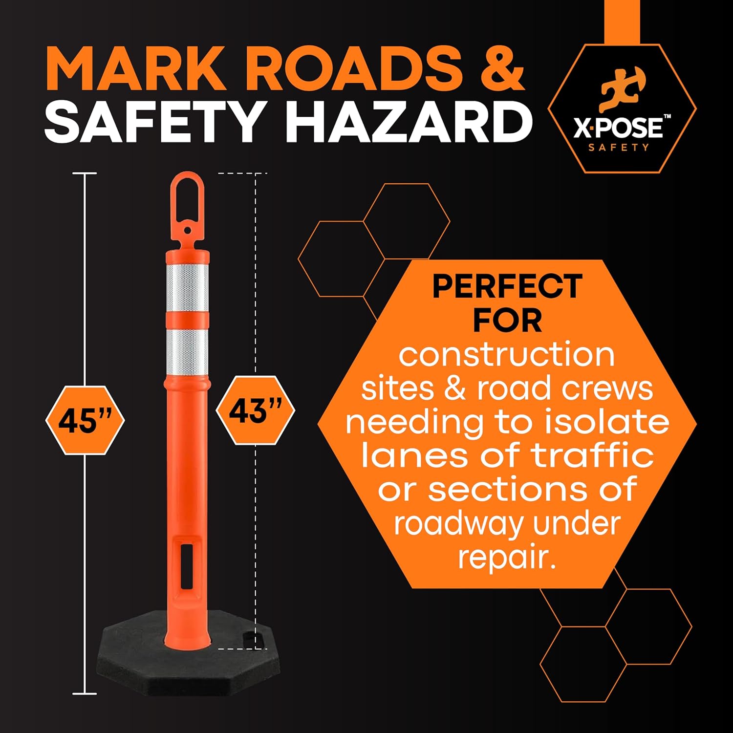 Step-by-step guide for buy Xpose Safety delineator posts,Xpose Safety delineator posts worth it,best delineator posts for traffic,Xpose Safety 45 orange posts pros cons,delineator posts bulk pallet buying guide,Xpose Safety vs other traffic posts - complete tutorial