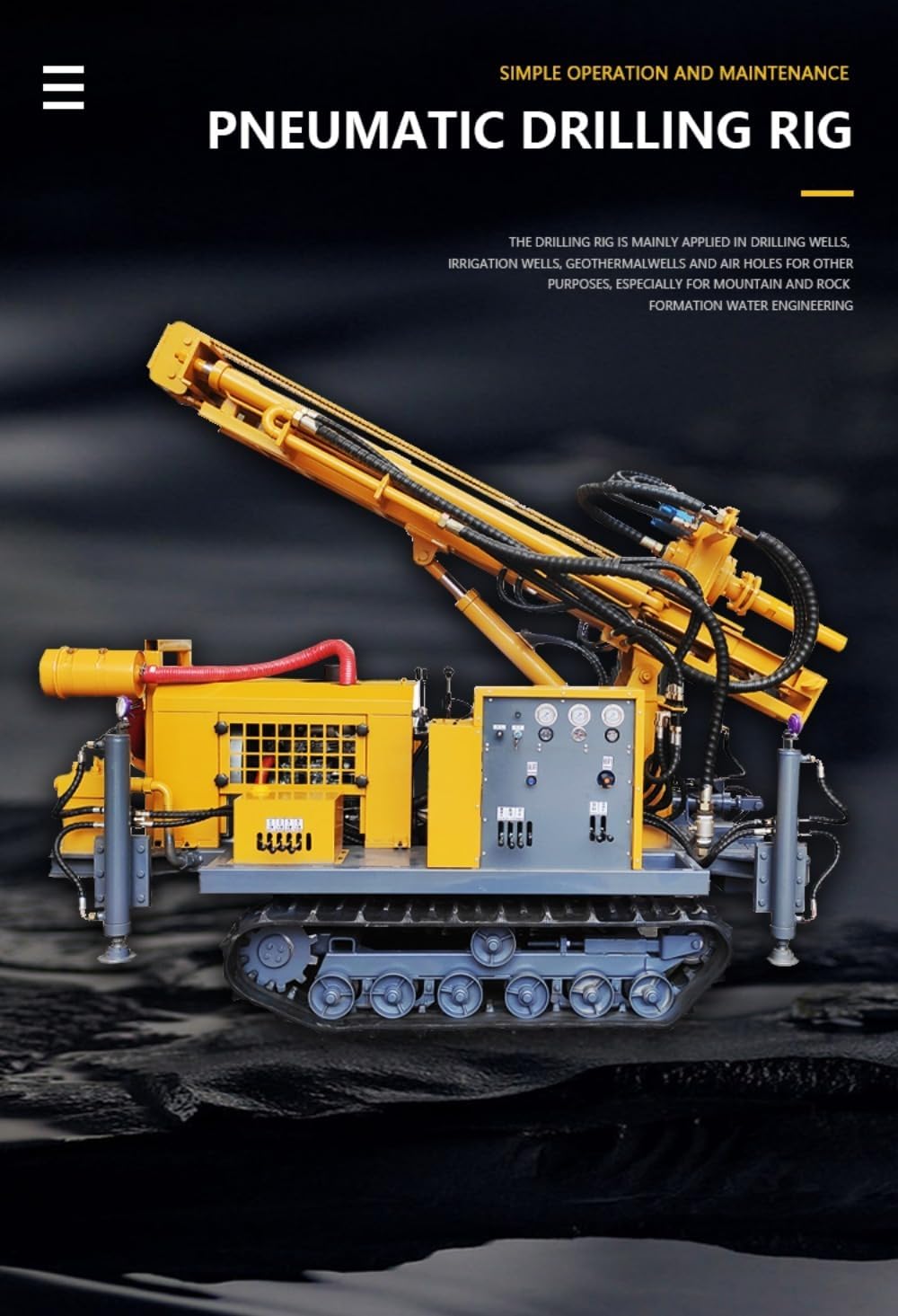 buy air powered water well drilling rig,should I buy a pneumatic borehole machine,air powered drilling rig pros cons,best water well drilling machine,pneumatic borehole machine worth buying,air powered vs hydraulic drilling rig unboxing and complete package contents
