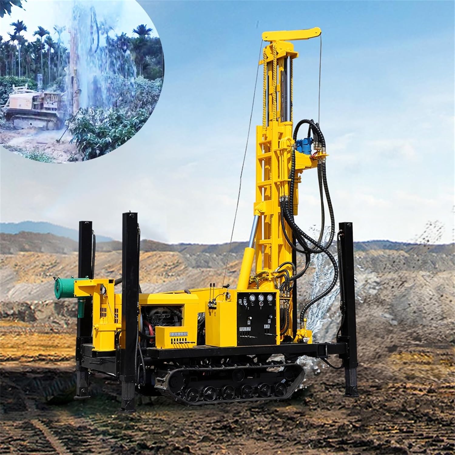 buy compact water well drill rig,compact water well drill rig worth it,best portable ground drilling equipment,mini crawler borehole machine pros cons,should I buy a farm well drilling machine,geological survey borehole rig vs alternatives unboxing and complete package contents