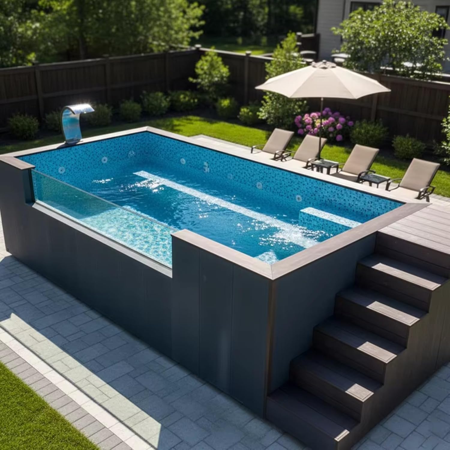 buy container swimming pool,container pool worth buying,best prefabricated swimming pool,container swimming pool pros cons,should I buy a container pool,container pool vs traditional pool unboxing and complete package contents