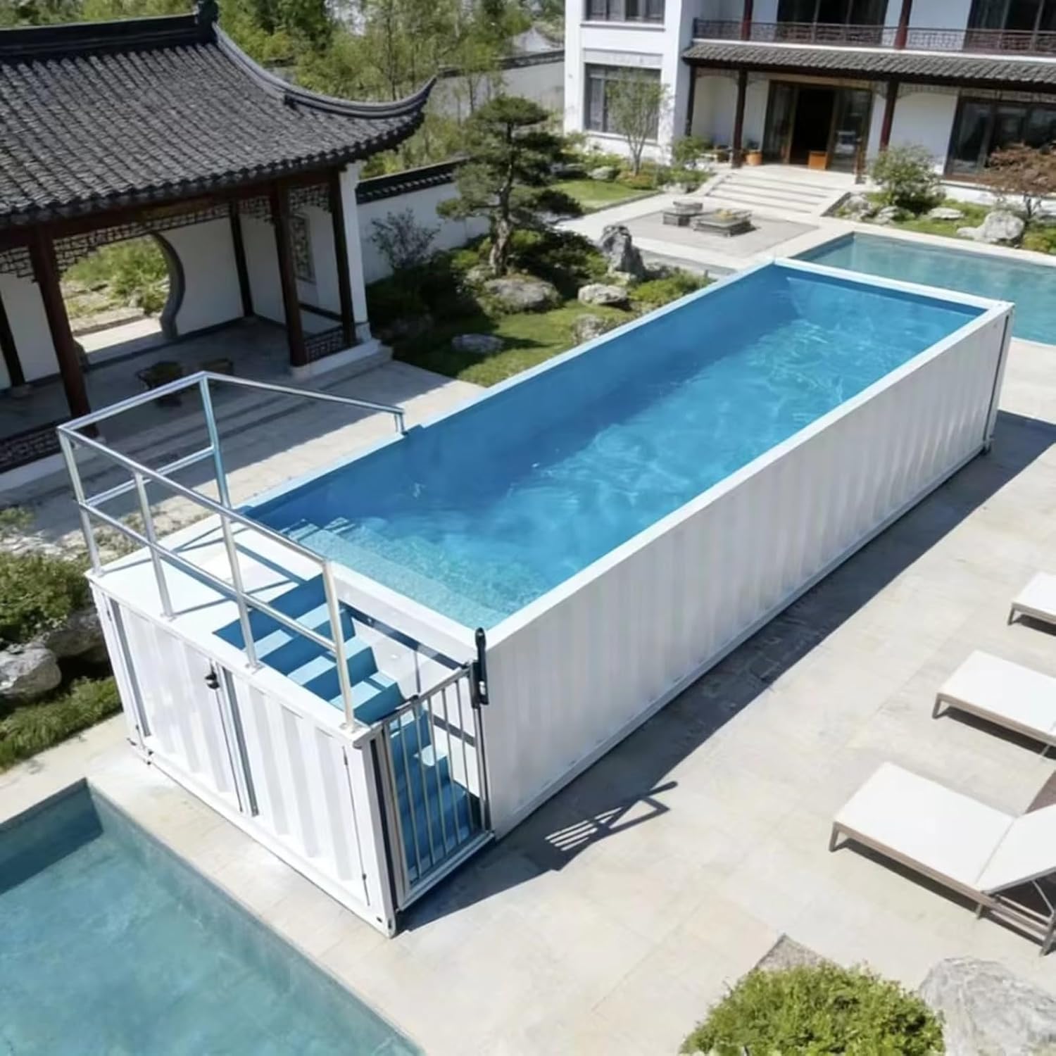 buy container swimming pool,container swimming pool worth it,best prefabricated swimming pool,modular swimming pool pros cons,should I buy a container pool,container pool vs traditional pool unboxing and complete package contents