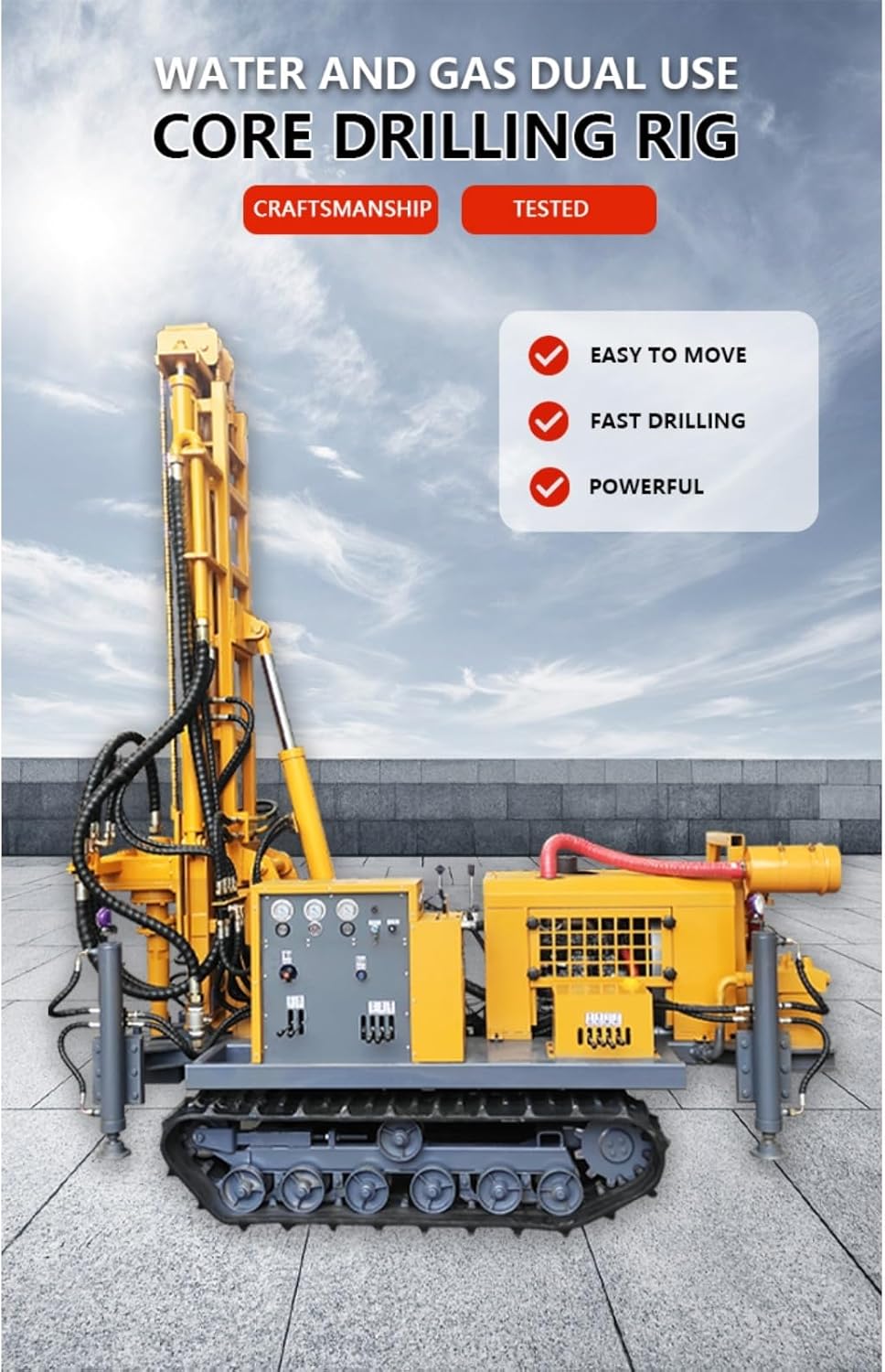 buy dual-power water well drilling rig,should I buy a dual-power drilling rig,dual-power drilling rig vs alternatives,dual-power drilling rig pros cons,dual-power drilling rig worth buying,best water well drilling machine unboxing and complete package contents
