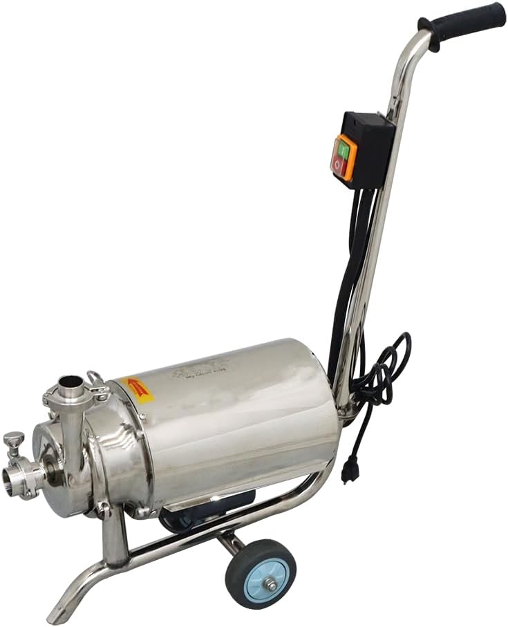 buy food grade centrifugal pump,food grade pump worth buying,best sanitary beverage pump,304 stainless steel pump pros cons,should I buy a centrifugal pump,EQCOTWEA pump honest assessment unboxing and complete package contents