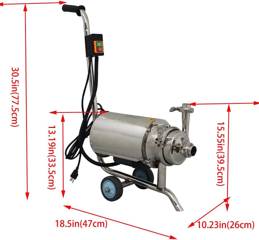 Step-by-step guide for buy food grade centrifugal pump,food grade pump worth buying,best sanitary beverage pump,304 stainless steel pump pros cons,should I buy a centrifugal pump,EQCOTWEA pump honest assessment - complete tutorial
