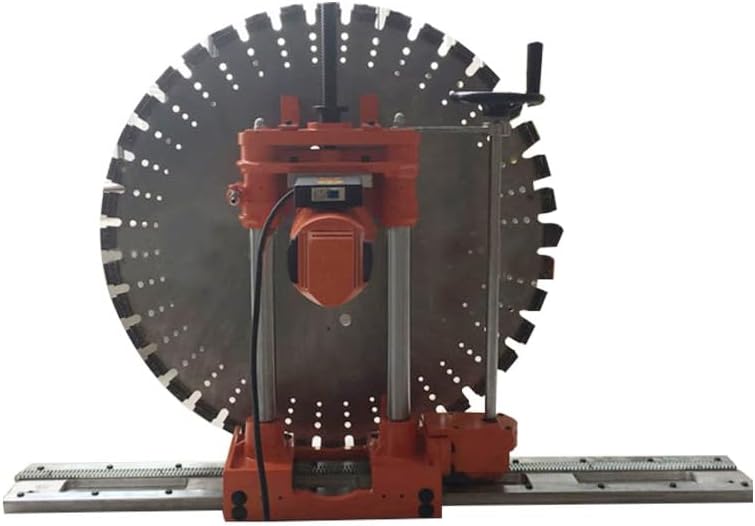 Real-world testing photo of the buy hydraulic wall cutting machine, hydraulic wall cutter vs alternatives, showing a clean cut in a thick concrete wall