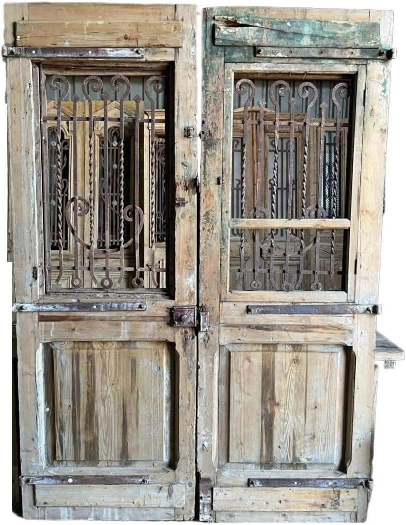 Image 1 of buy ornate carved iron french doors