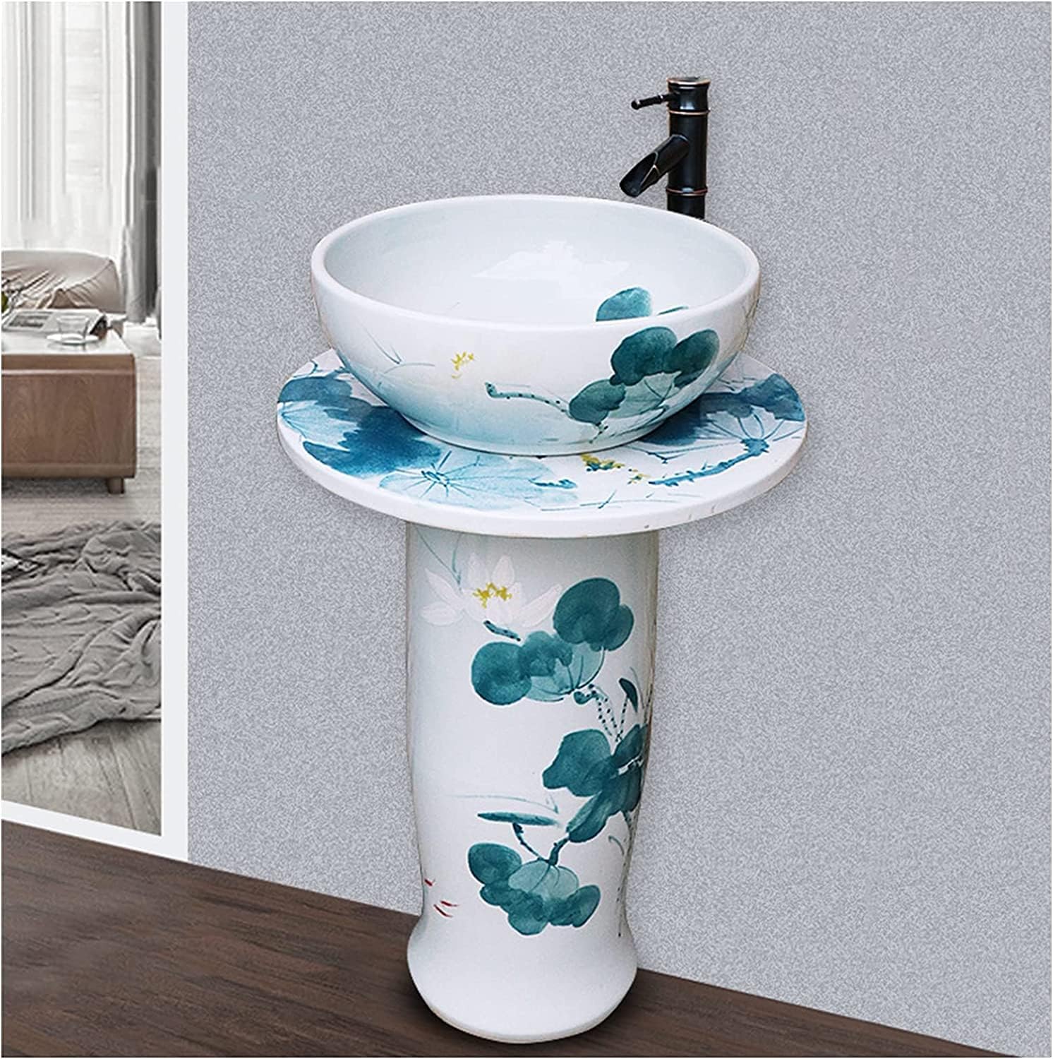 Image 1 of buy pedestal art bathroom sink