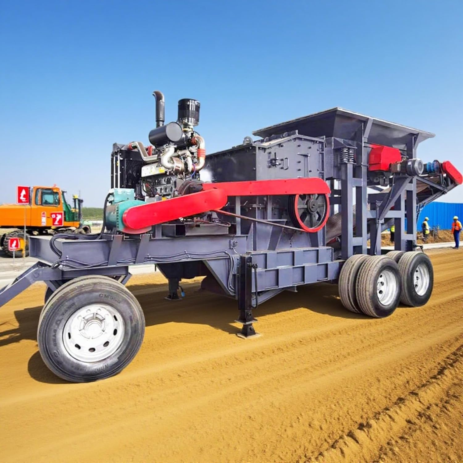 Image 1 of buy portable mobile crushing station