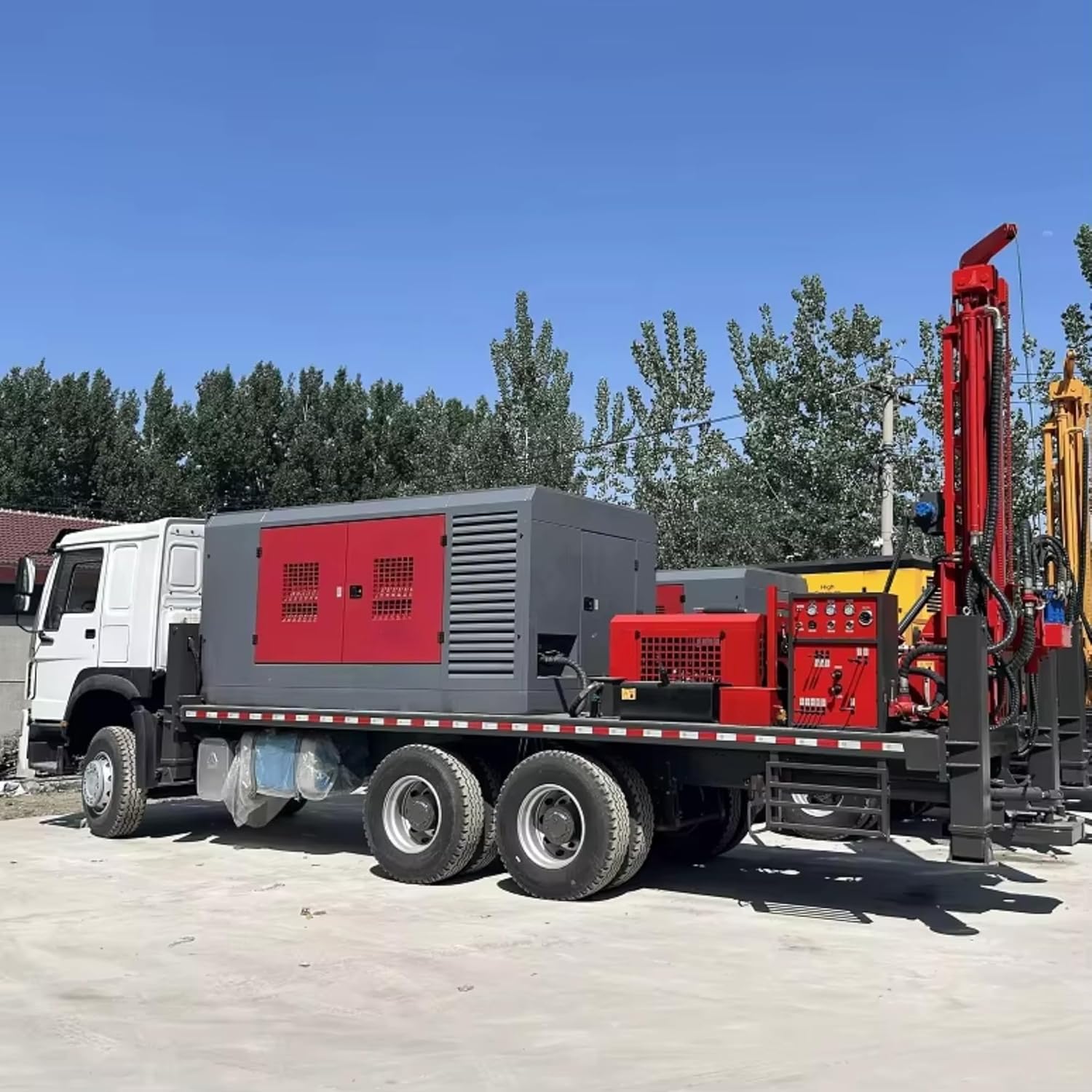 buy truck mounted drilling rig,truck mounted drilling rig worth it,best deep well drilling machine,hydraulic core drill pros cons,should I buy a tracked drilling rig,truck mounted vs trailer drilling rig unboxing and complete package contents
