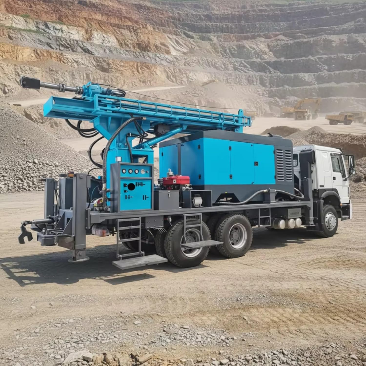 buy truck mounted drilling rig,truck mounted drilling rig worth it,best hydraulic water well drill,truck mounted drill pros cons,should I buy a truck mounted drill,truck mounted vs trailer drill unboxing and complete package contents