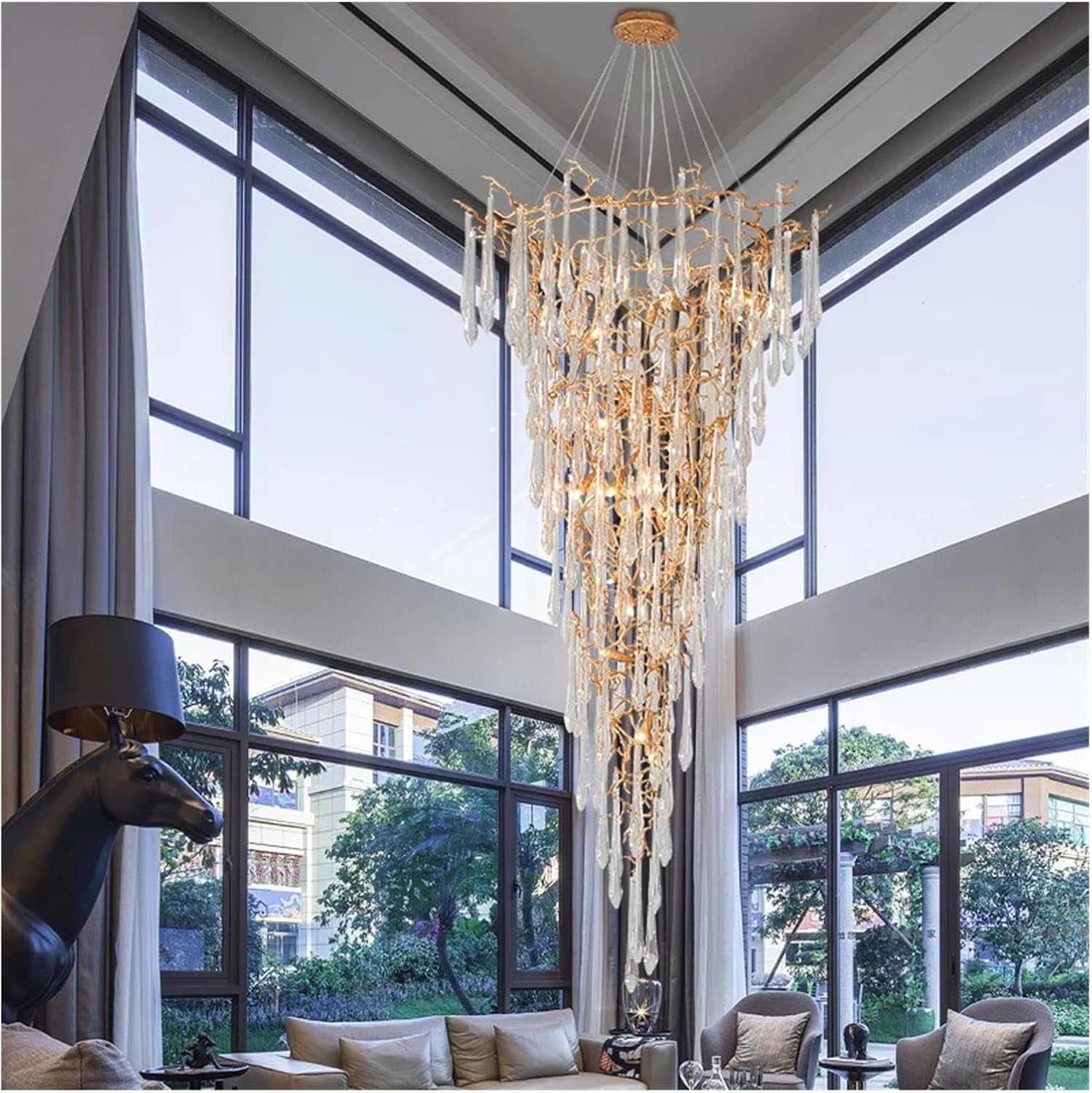 Grand Hall Luxury Crystal Chandelier Review: Honest Pros & Cons 4 grand hall luxury crystal chandelier review,buy grand hall chandelier,luxury crystal chandelier pros cons,is grand hall chandelier worth it,best staircase chandelier,large crystal chandelier alternatives performance testing and real-world results for brightness and sparkle