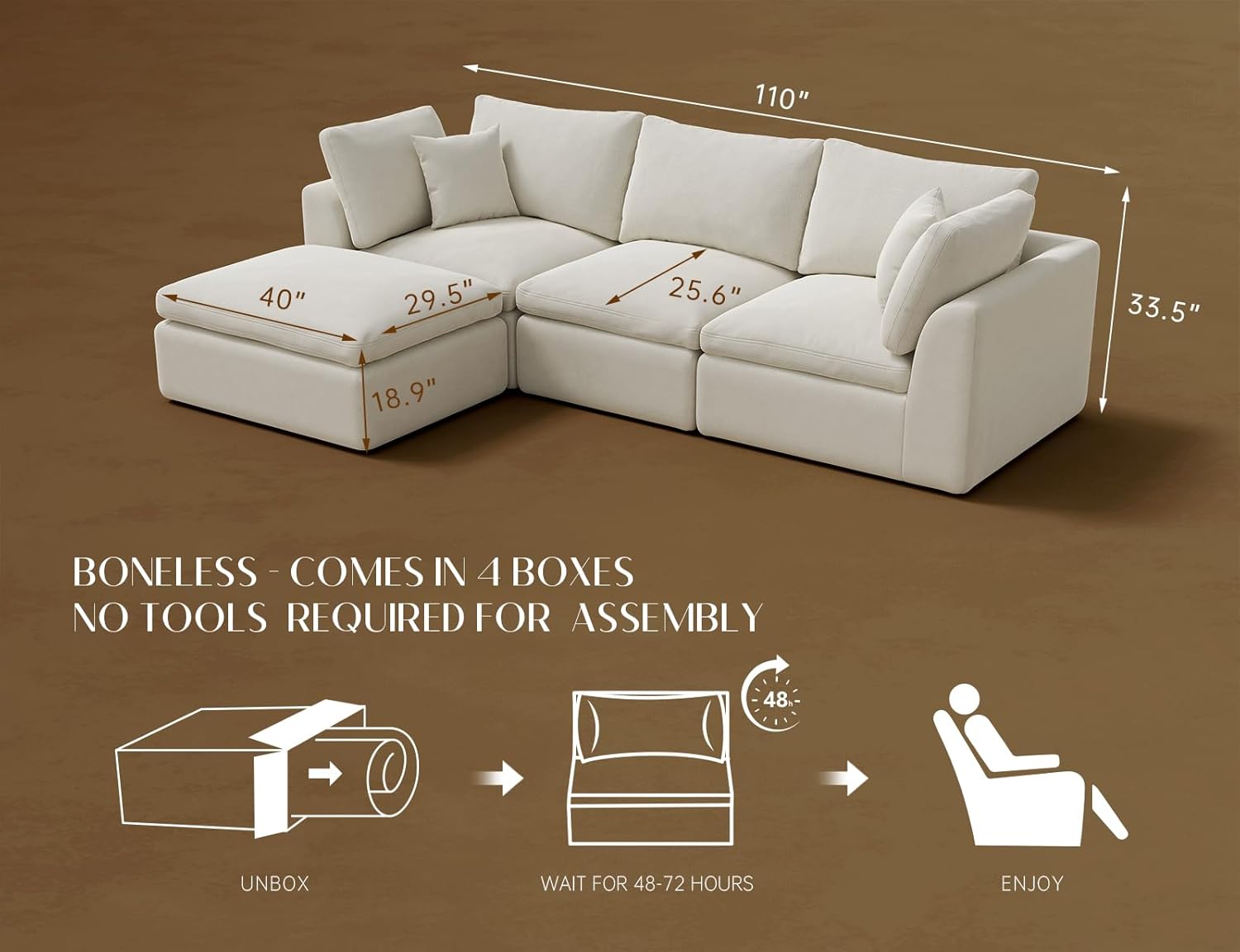ohllob cloud sectional worth it,should I buy ohllob cloud couch,ohllob vs other sectionals,ohllob cloud sectional pros cons,best modular cloud sofa,ohllob 110 sectional honest unboxing and complete package contents