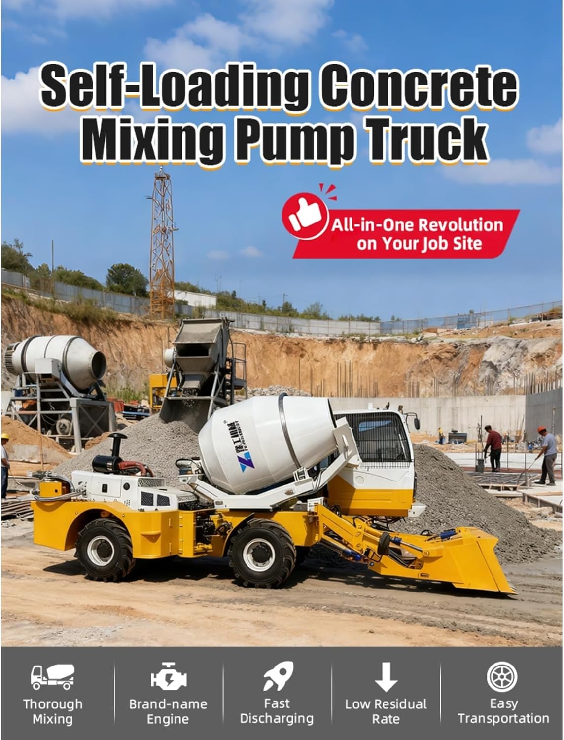 self loading concrete mixer truck,should I buy a self loading concrete mixer,self loading concrete mixer vs traditional mixer,self loading concrete mixer pros cons,self loading concrete mixer worth buying,best self loading concrete mixer unboxing and complete package contents