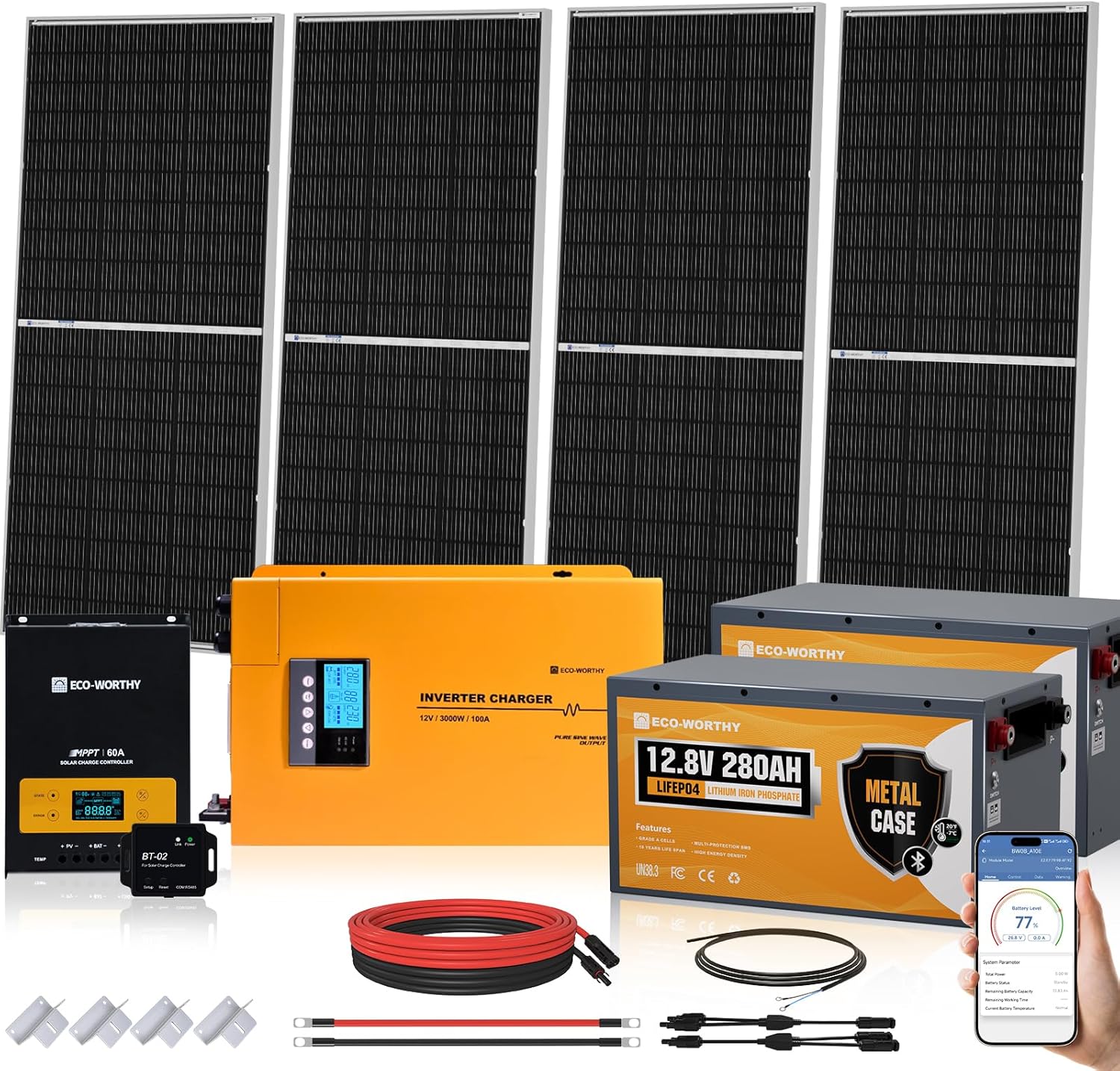 ECO-WORTHY 7.168KWH 800W Solar Panel Kit Review: Pros & Cons 1 ECO-WORTHY 7.168KWH 800W solar panel kit review,ECO-WORTHY 800W solar kit review and rating,is ECO-WORTHY 7.168KWH solar kit worth buying,ECO-WORTHY 800W solar panel review pros cons,ECO-WORTHY 7.168KWH solar kit honest review,ECO-WORTHY 800W RV solar system review verdict - detailed features and technical specifications