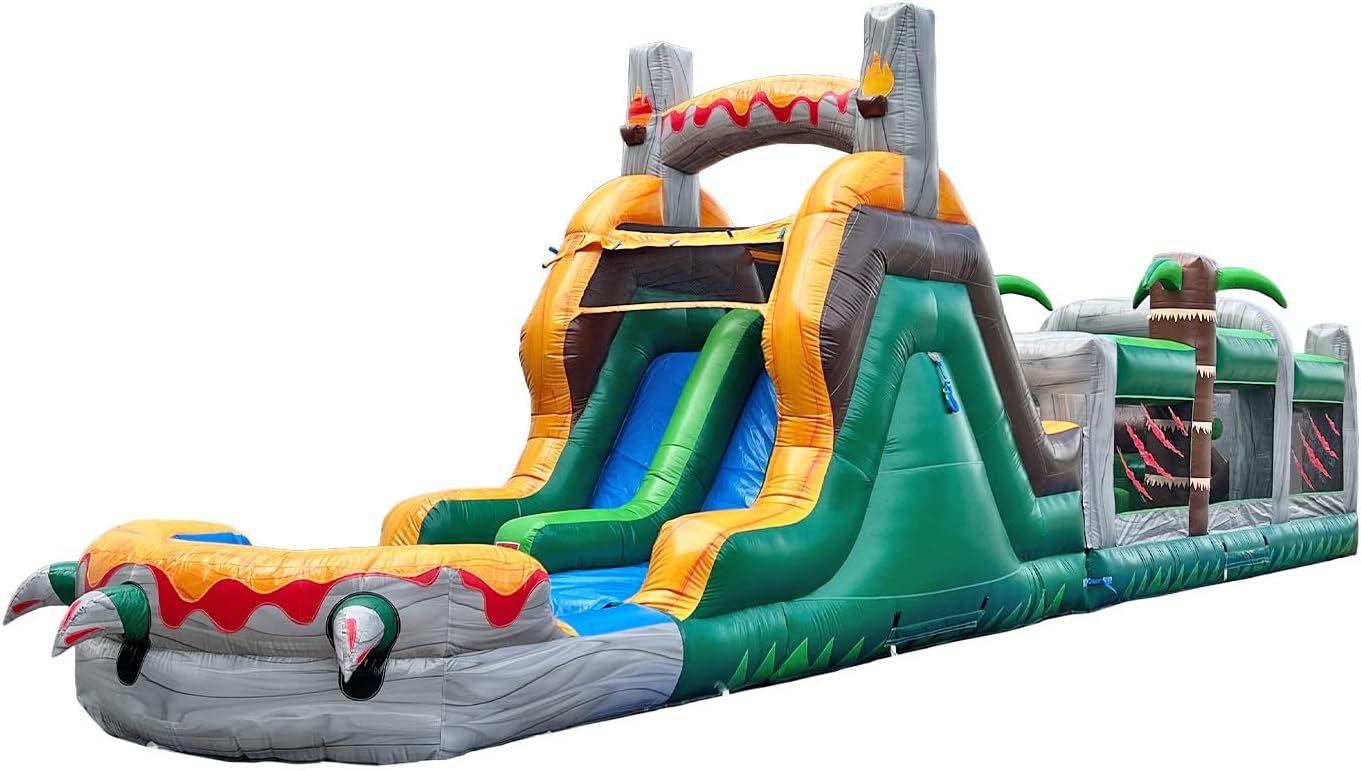 HeroKiddo T-Rex obstacle course review,HeroKiddo obstacle course review pros cons,HeroKiddo inflatable water slide review honest opinion,HeroKiddo T-Rex review and rating,is HeroKiddo obstacle course worth buying,HeroKiddo inflatable review verdict - detailed features and technical specifications